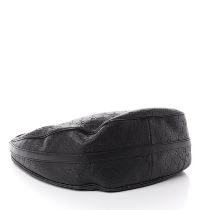 Gucci Guccissima Large GG Twins Hobo Black 3 of 8
