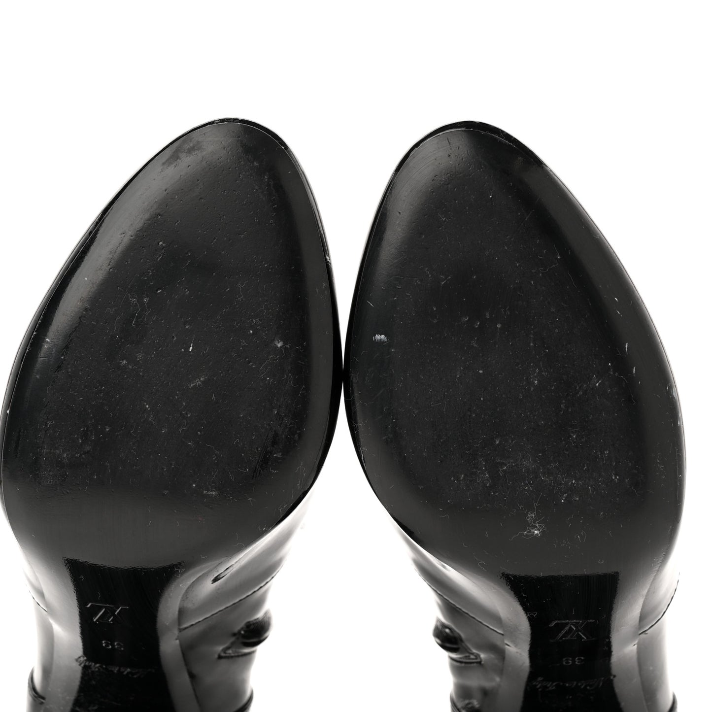 Patent Uniformes Silhouette Ankle Boots 39 Black