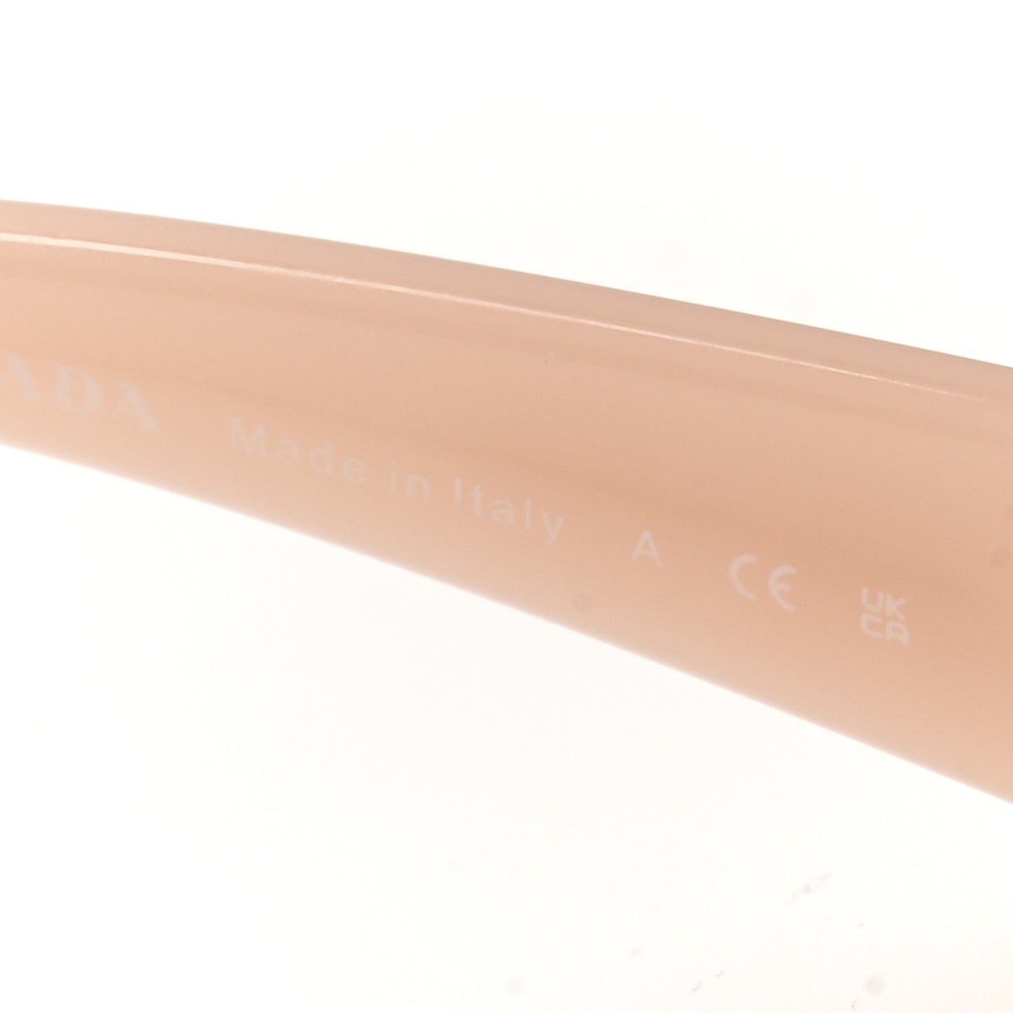 Metal Runway Sculpted Sunglasses Peach