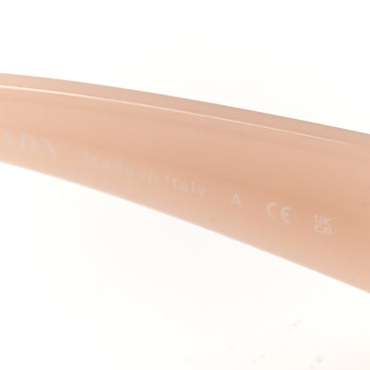 Prada Metal Runway Sculpted Sunglasses Peach 6 of 8