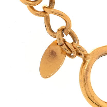 Chanel Chain CC Medallion Necklace Gold 6 of 6