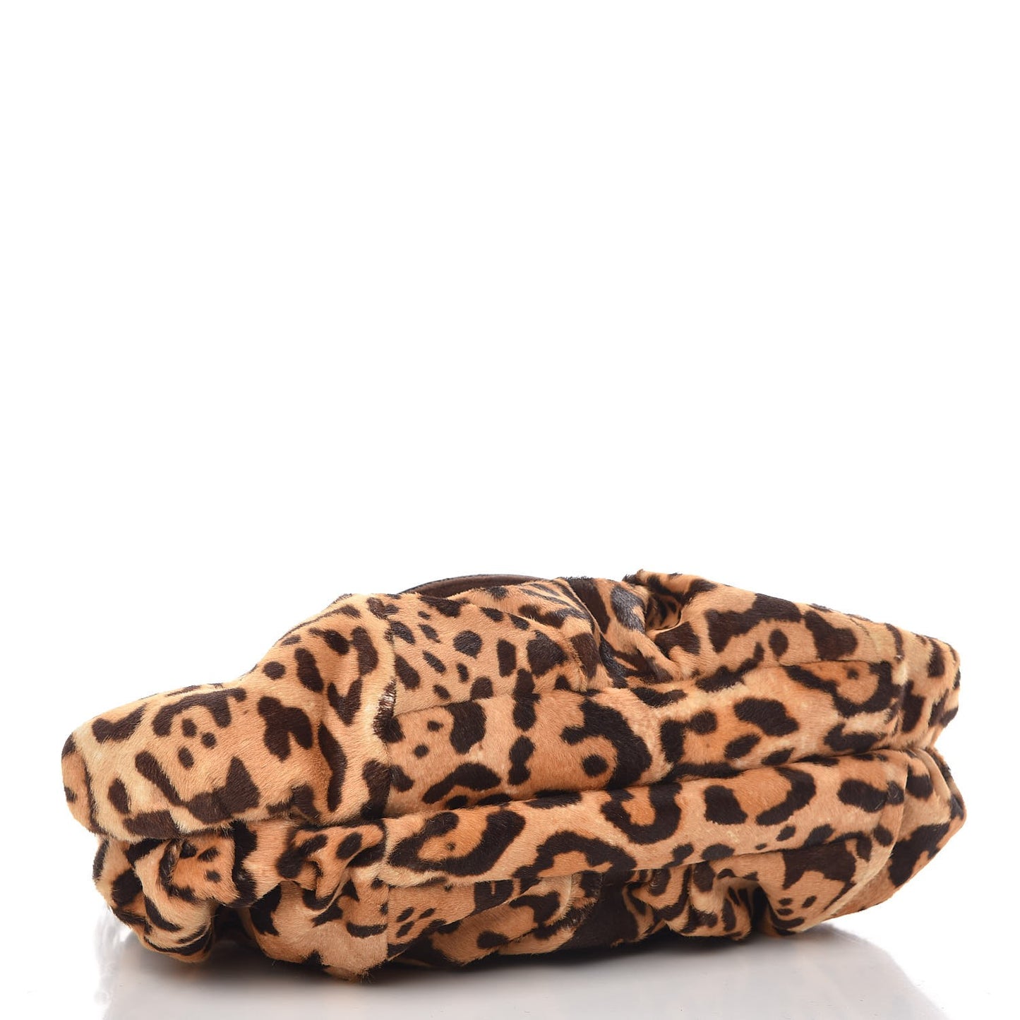 Pony Hair Leopard Print Jazzclub Shoulder Bag