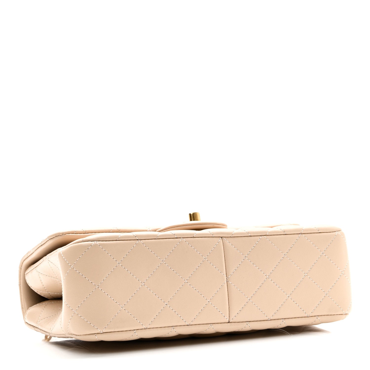 Chanel Lambskin Quilted Small Sweet Camellia Flap Beige 1796197