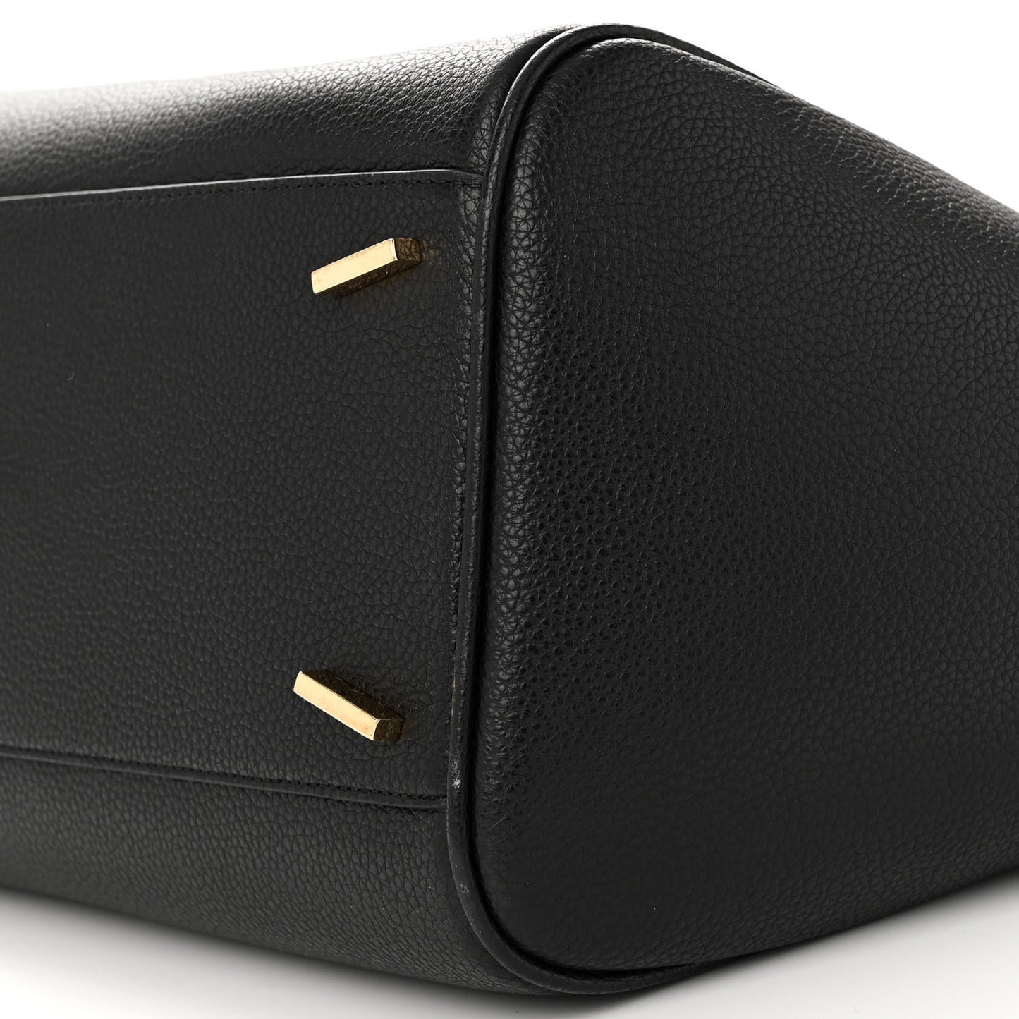 Grainy Calfskin Tote Black