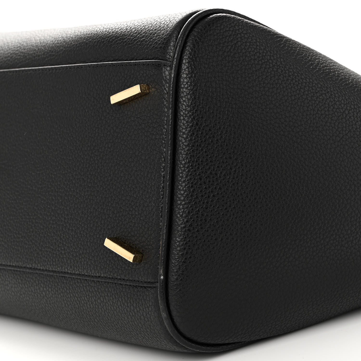 Salvatore Ferragamo Grainy Calfskin Tote Black 9 of 9