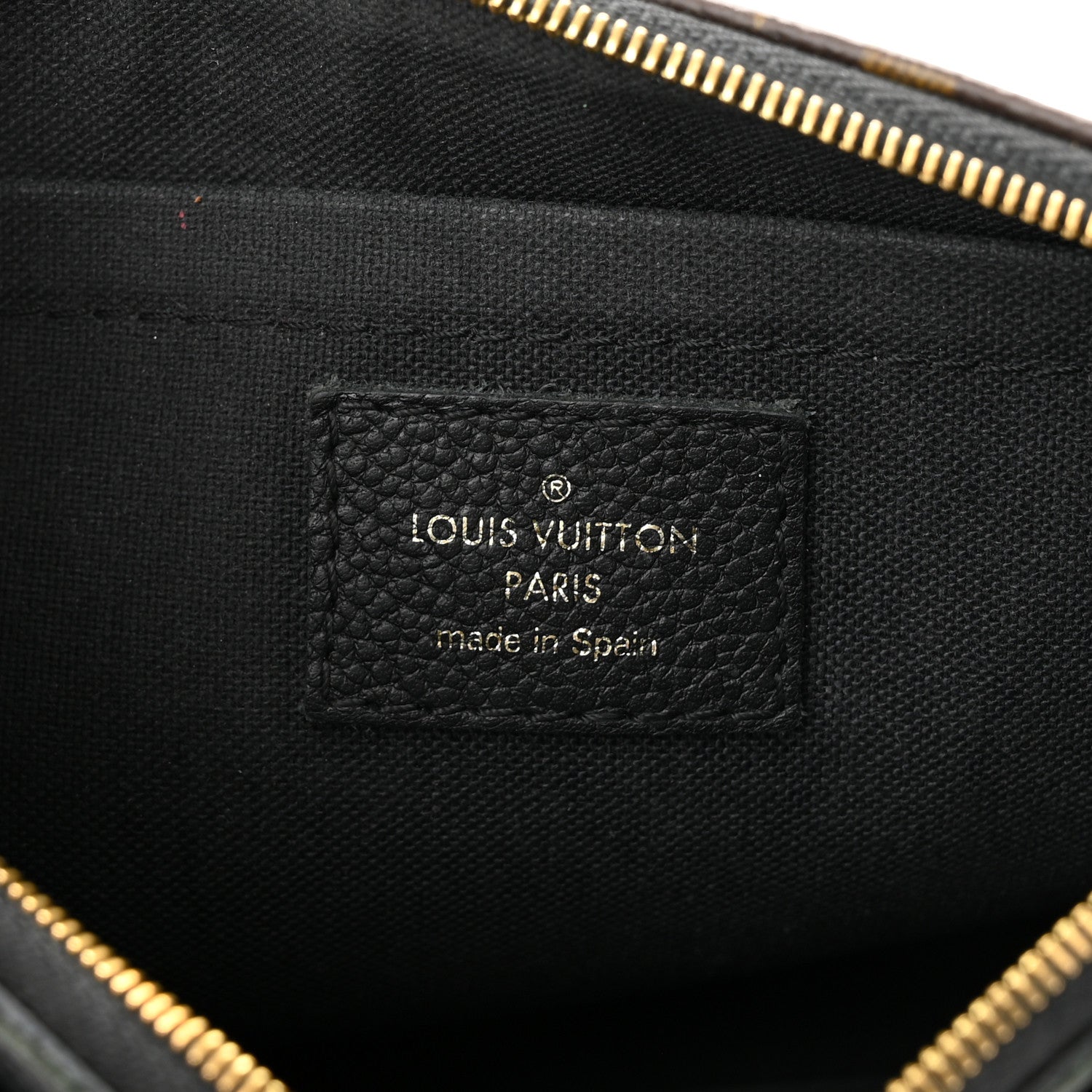 Louis Vuitton Monogram Pallas Clutch Black 6 of 12