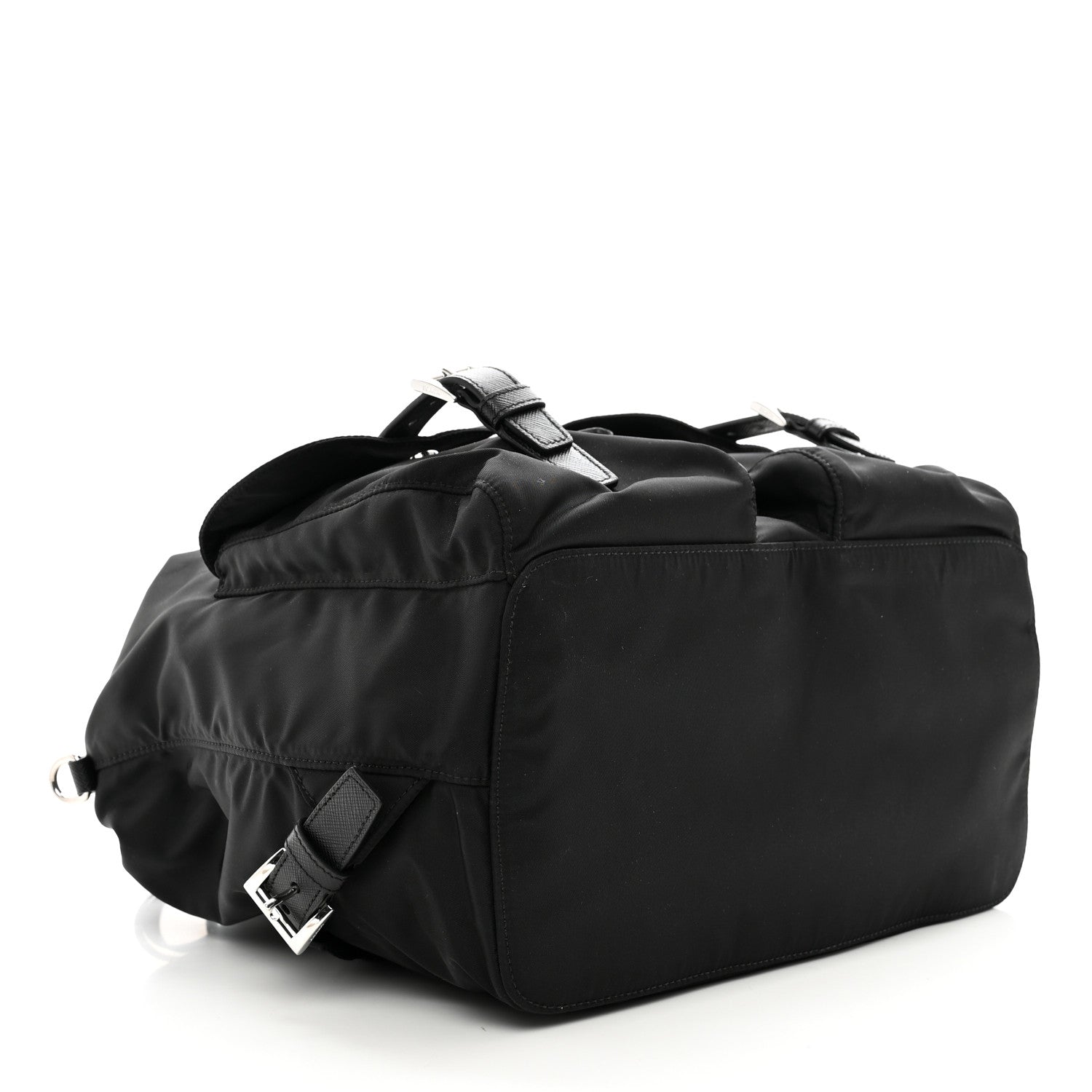 Prada Nylon Vela Medium Backpack Black 4 of 9