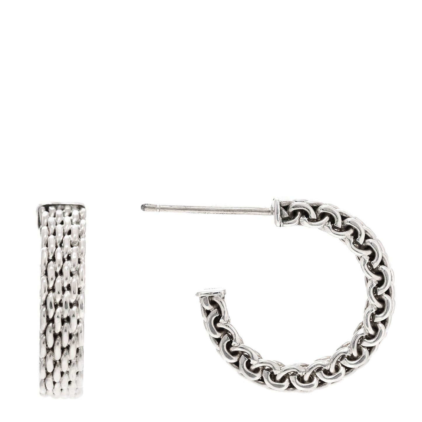Sterling Silver Small Somerset Hoop Earrings