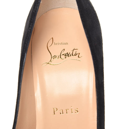 Christian Louboutin Veau Velours Alminette 100 Pumps 36 Black 10 of 11