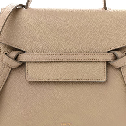 Celine Grained Calfskin Nano Belt Bag Light Taupe 8 of 11