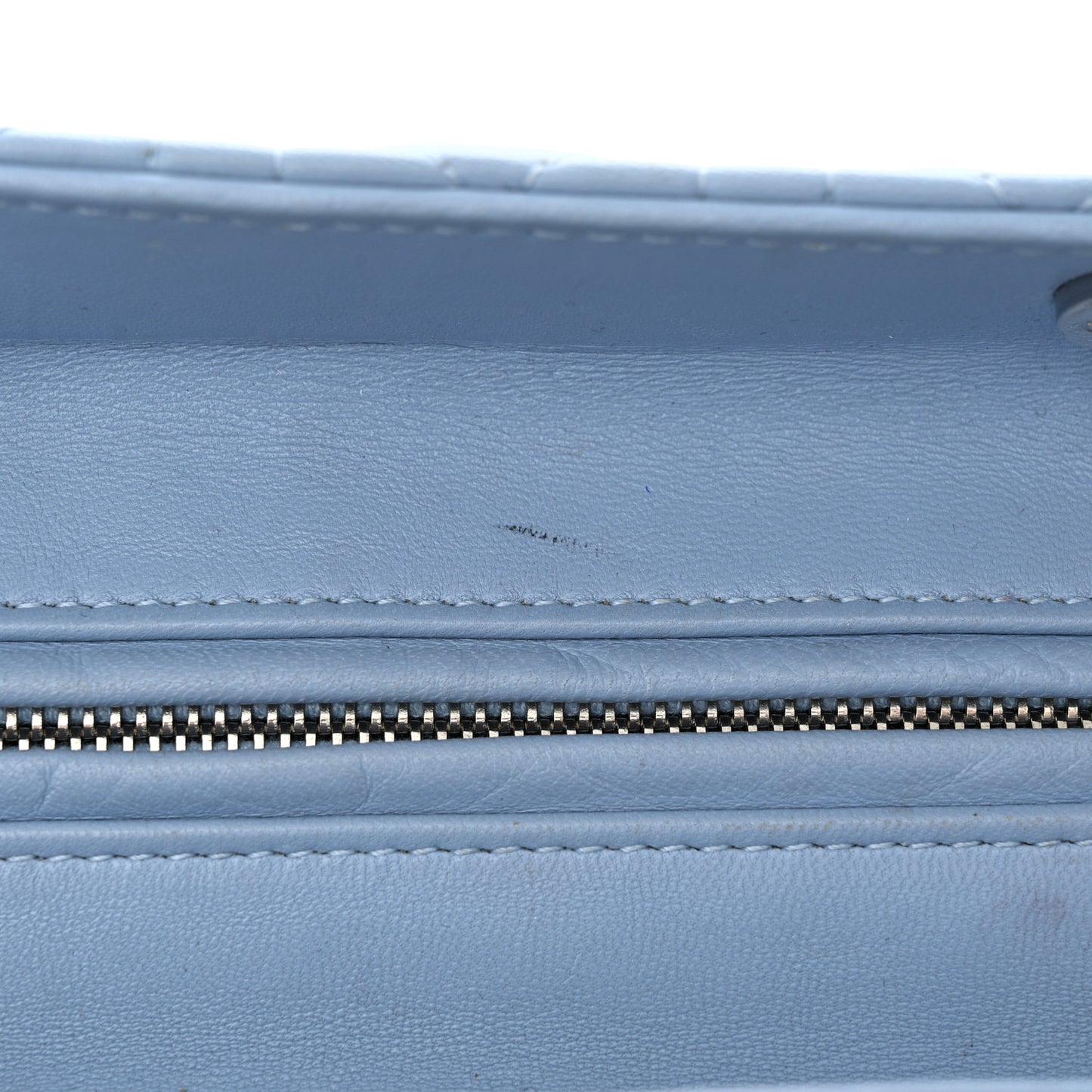 Lambskin Cannage Large Lady Dior Light Blue