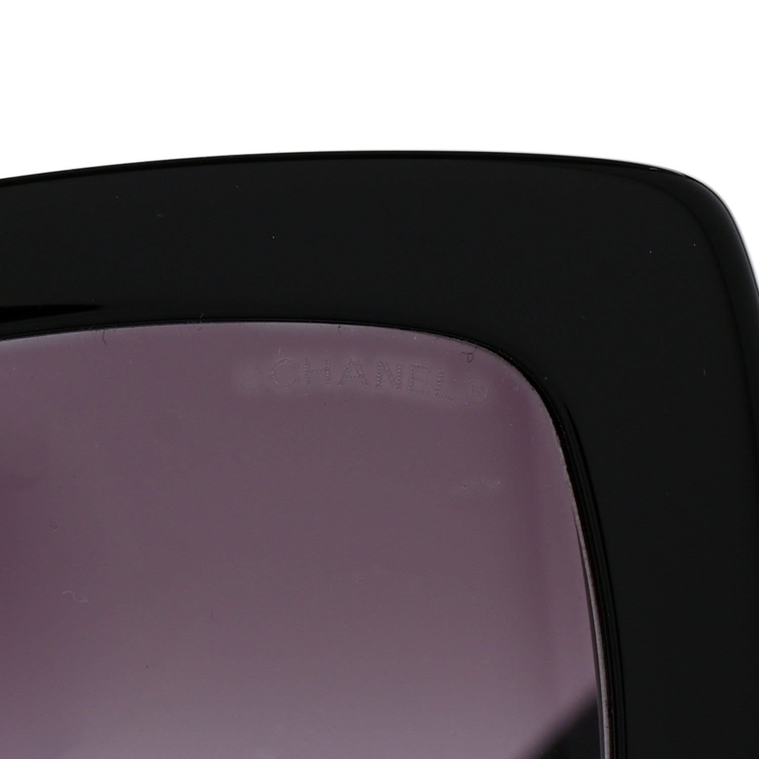 Chanel Acetate Calfskin Square Sunglasses 5474-Q-A Black 5 of 7
