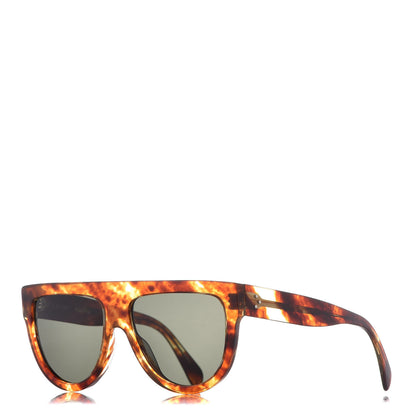 Celine Acetate Aviator Sunglasses CL 40001I Havana 1 of 7