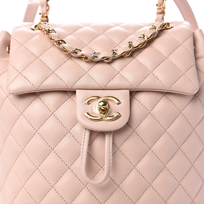 Chanel Calfskin Quilted Small Urban Spirit Backpack Beige 9 of 9