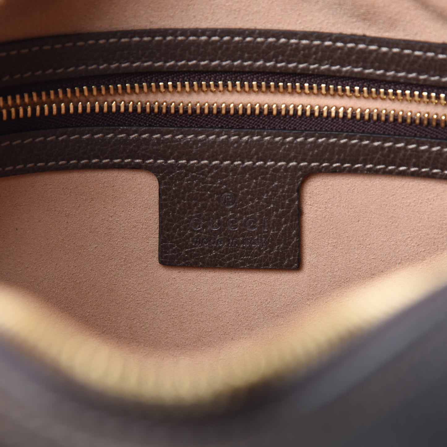 GG Supreme Monogram Web Small Ophidia Shoulder Bag Brown