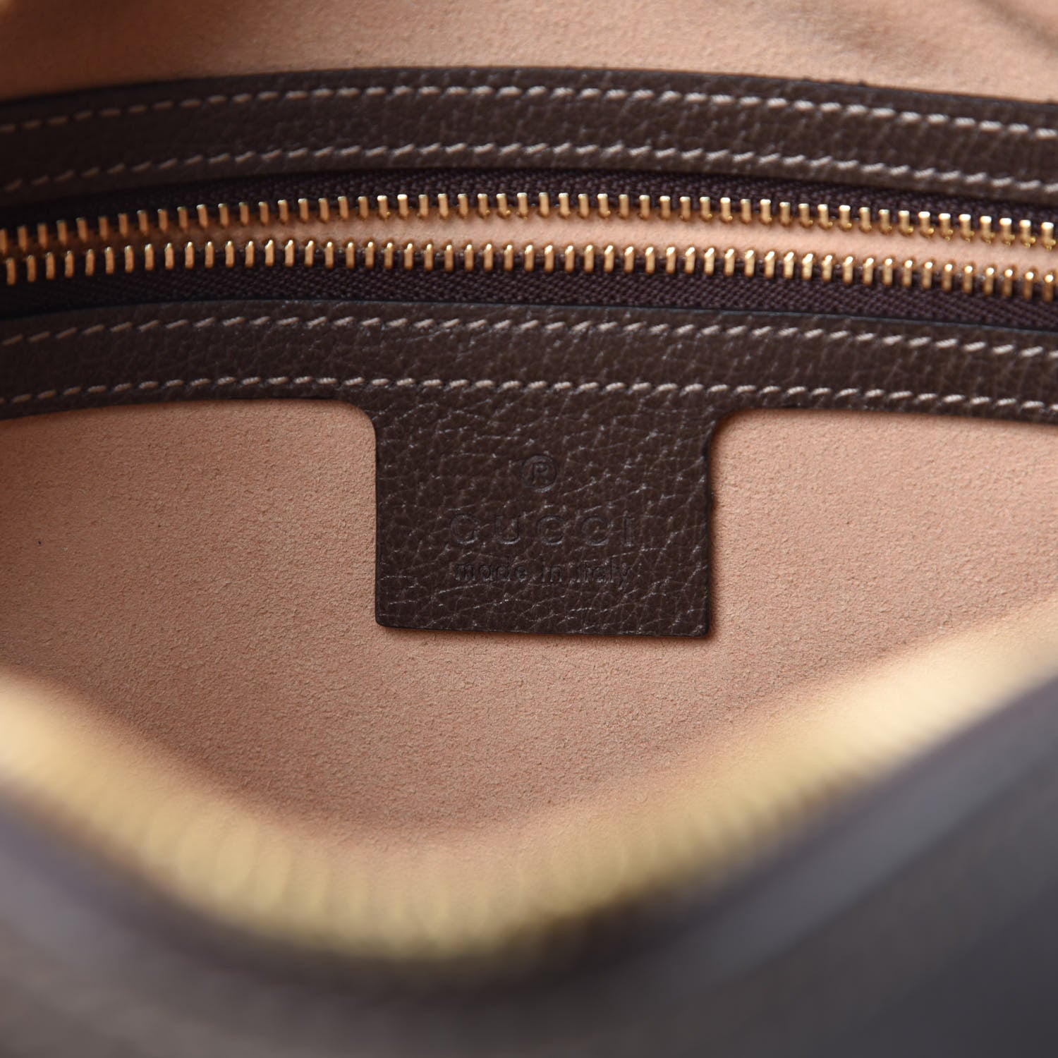 Gucci GG Supreme Monogram Web Small Ophidia Shoulder Bag Brown 8 of 10