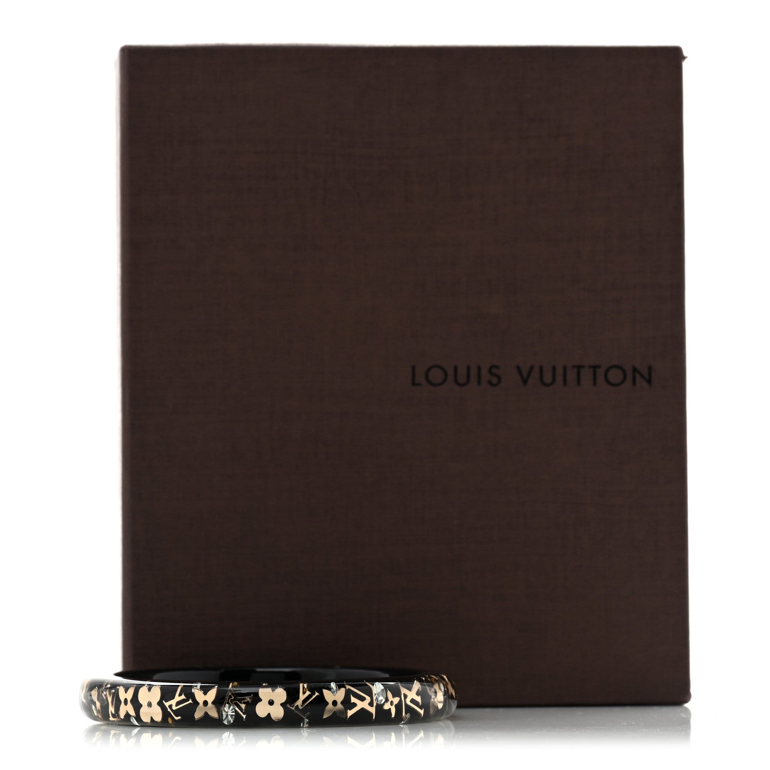 Louis Vuitton Resin Swarovski Small Inclusion Bracelet Black 4 of 4