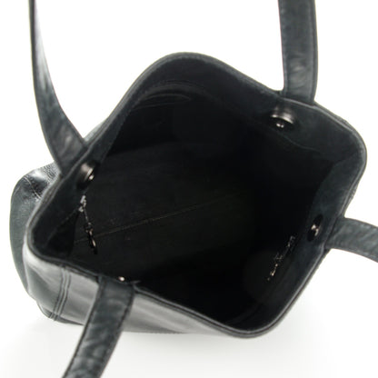 Chanel Lambskin CC Tote Black 5 of 7