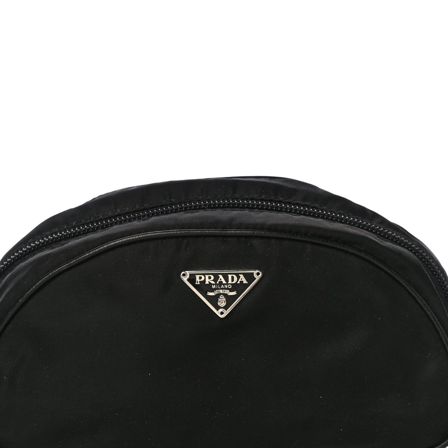 Tessuto Nylon Cosmetic Pouch Black