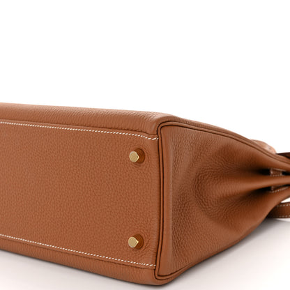 Hermes Togo Kelly Retourne 32 Gold 10 of 11