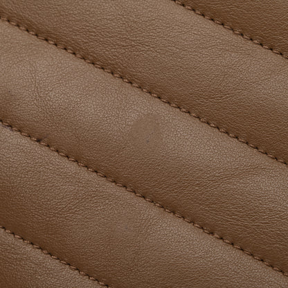 Saint Laurent Calfskin Y Quilted Monogram Medium Loulou Chain Satchel Dark Beige 5 of 13