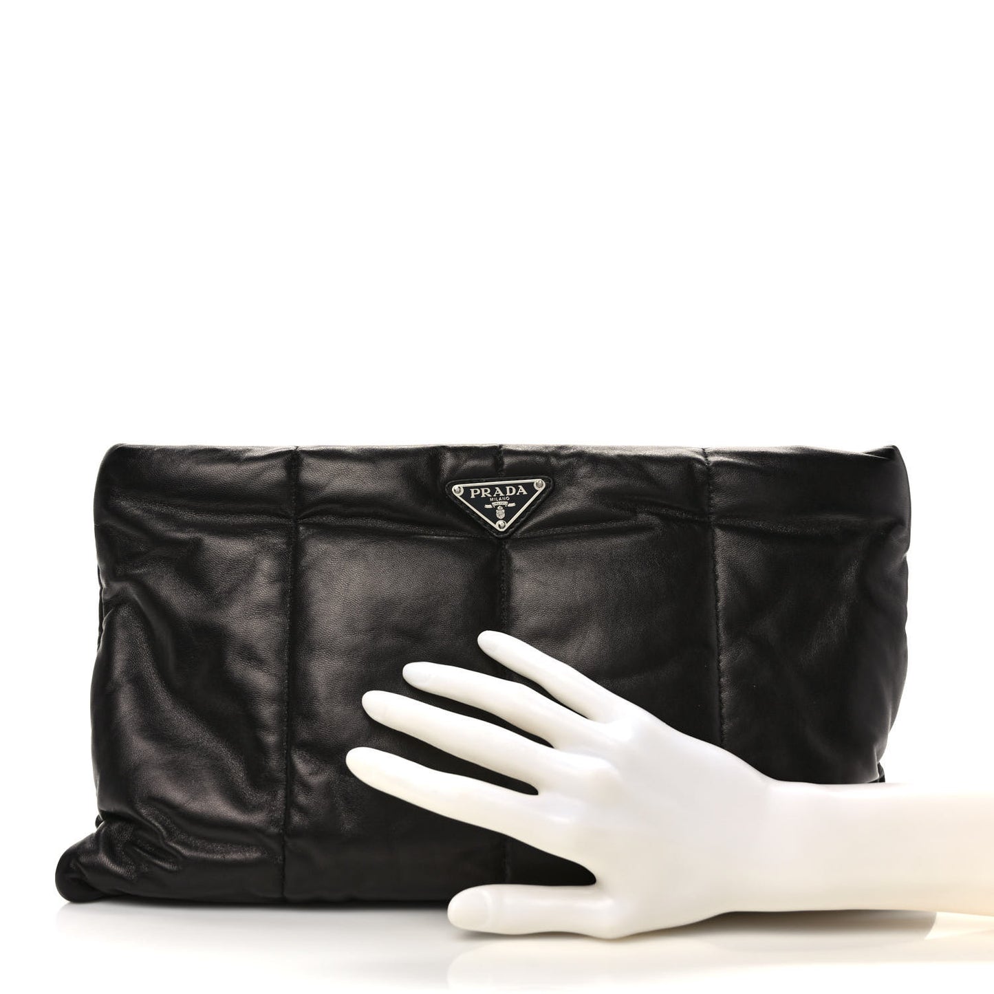 Nappa Bomber Clutch Black