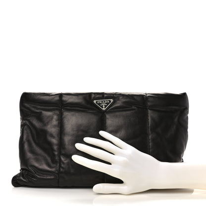 Prada Nappa Bomber Clutch Black 2 of 6