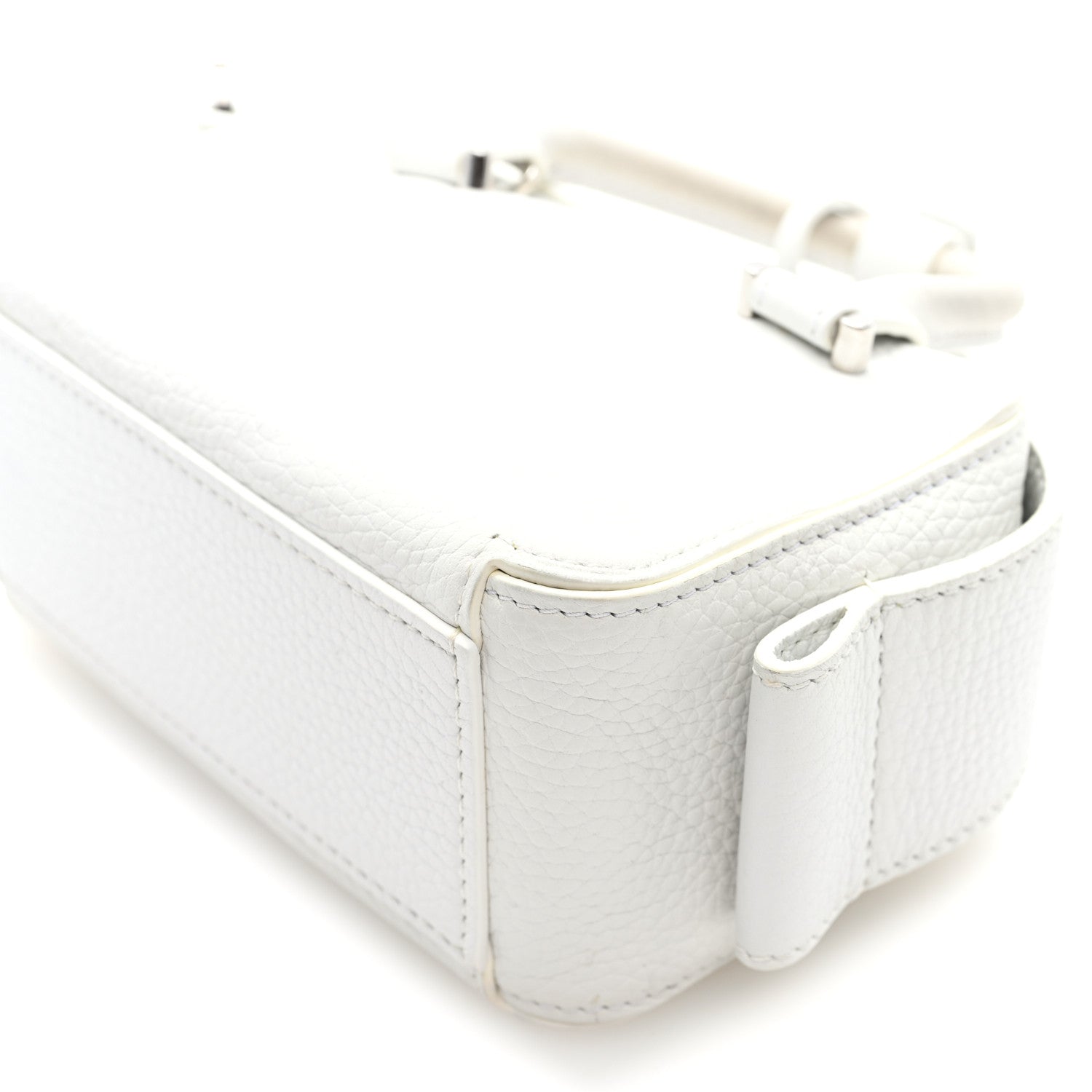 Delvaux Taurillon Soft Nano Cool Box Satchel White 9 of 9
