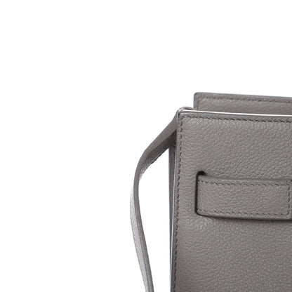 Saint Laurent Grained Calfskin Nano Sac De Jour Gray 10 of 13