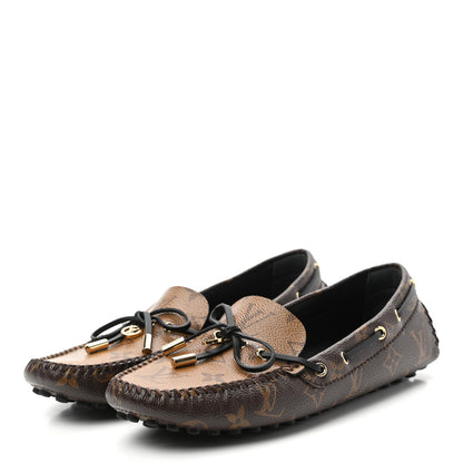 Louis Vuitton Patent Reverse Monogram Gloria Loafers 39 3 of 7