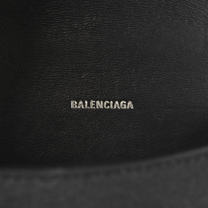 Balenciaga Glitter Fabric Hourglass Top Handle Bag XS Black 6 of 12
