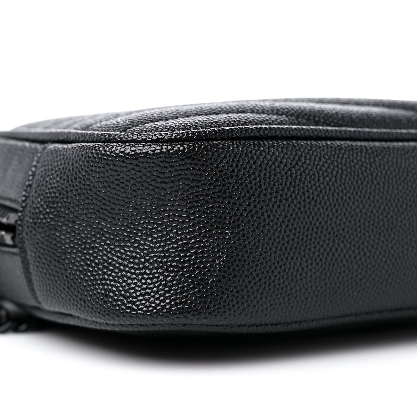 Grain De Poudre Matelasse Monochrome Monogram Mini Lou Camera Bag Black