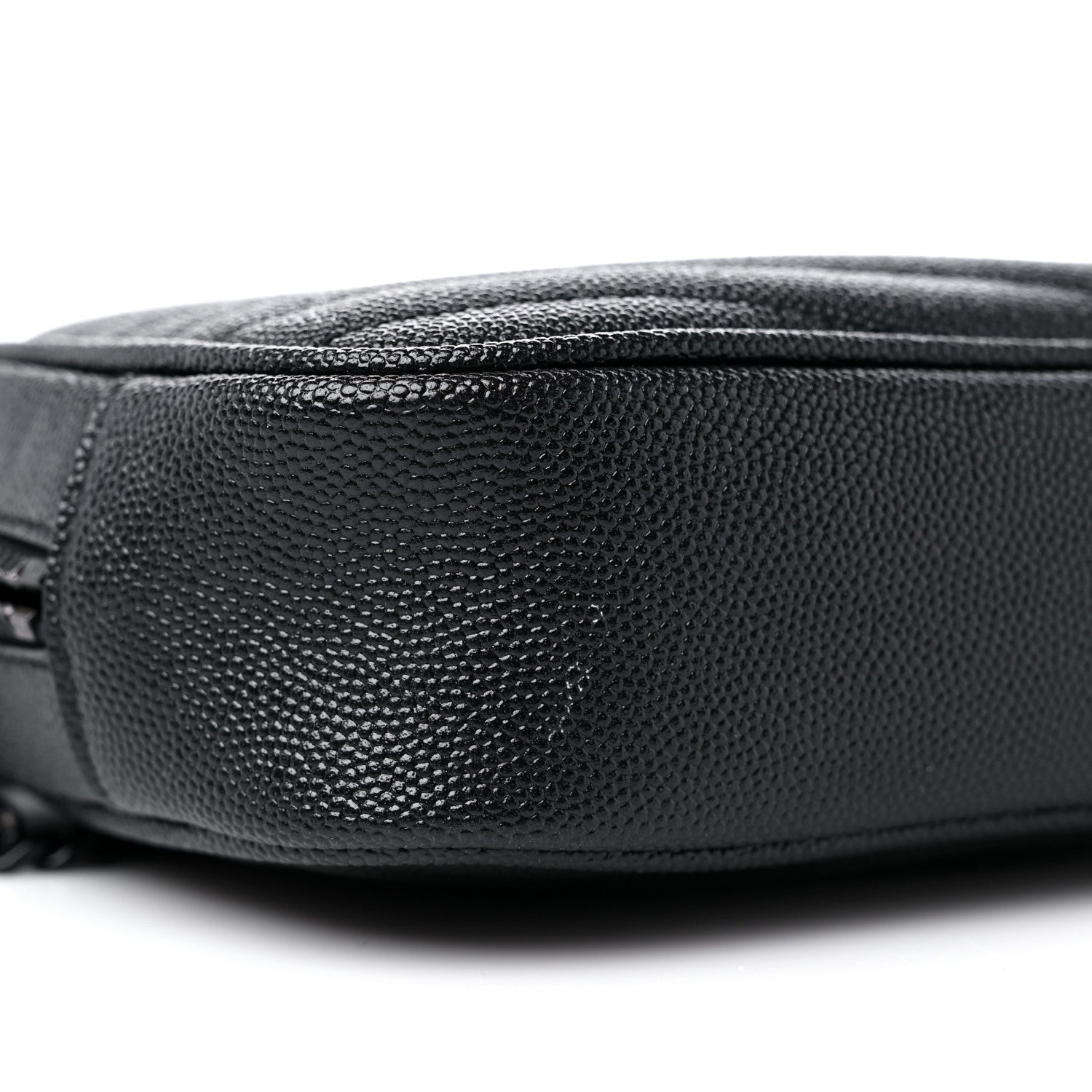 Saint Laurent Grain De Poudre Matelasse Monochrome Monogram Mini Lou Camera Bag Black 8 of 13