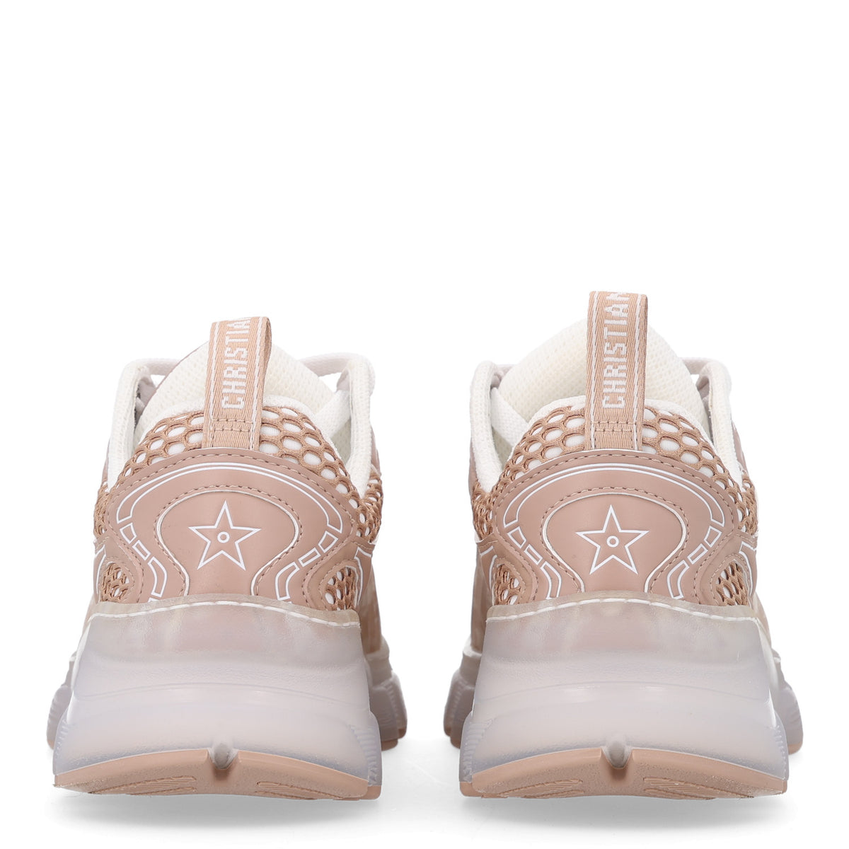 Christian Dior Technical Fabric Rubber Oblique Dior Vibe Sneakers 37 White Nude 6 of 11