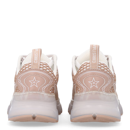Christian Dior Technical Fabric Rubber Oblique Dior Vibe Sneakers 37 White Nude 6 of 11