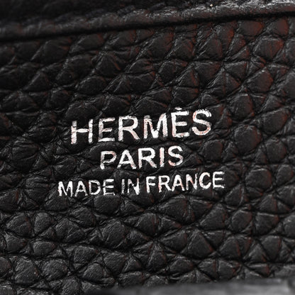 Hermes Taurillon Clemence Evelyne III PM Black 6 of 10