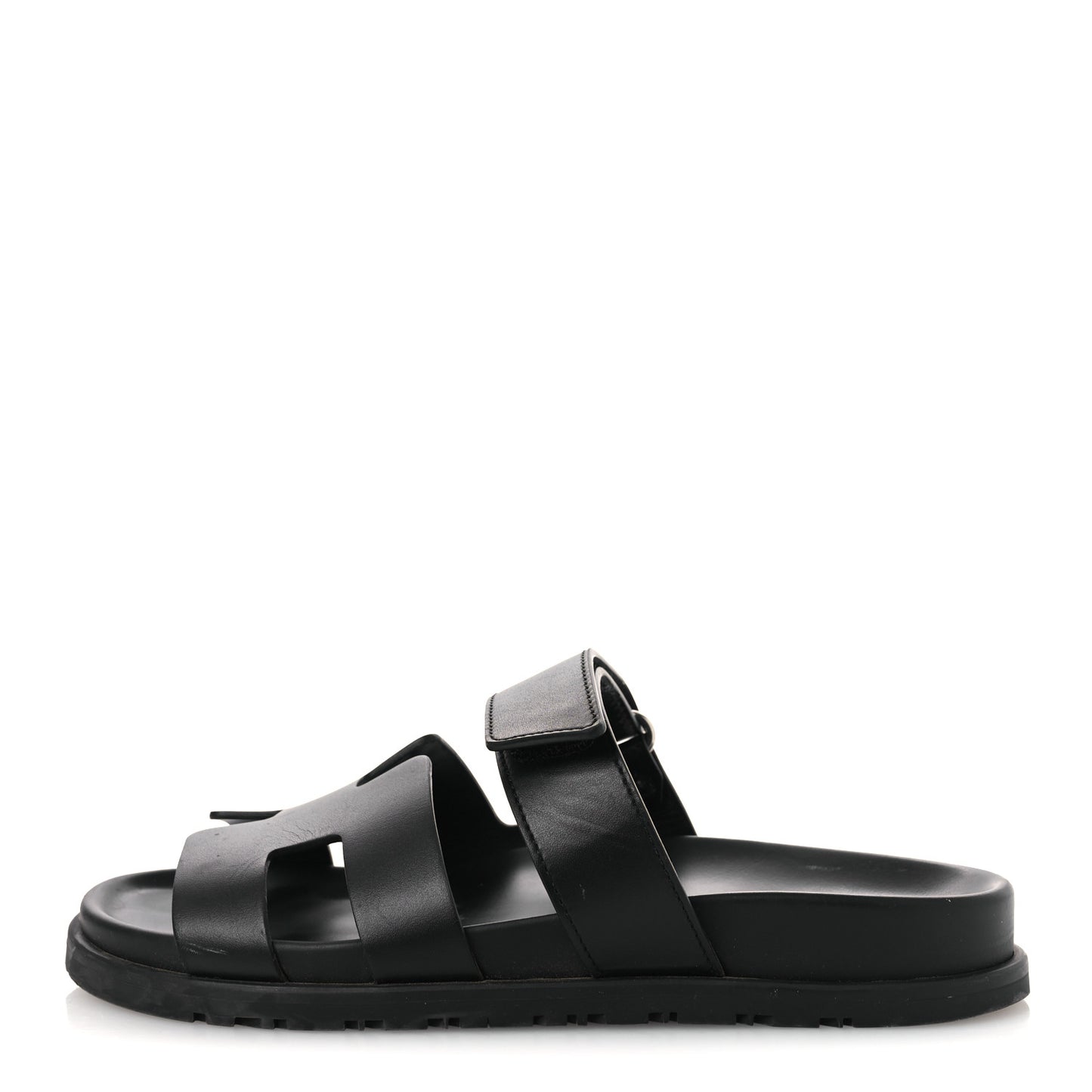 Calfskin Womens Chypre Sandals 37 Black