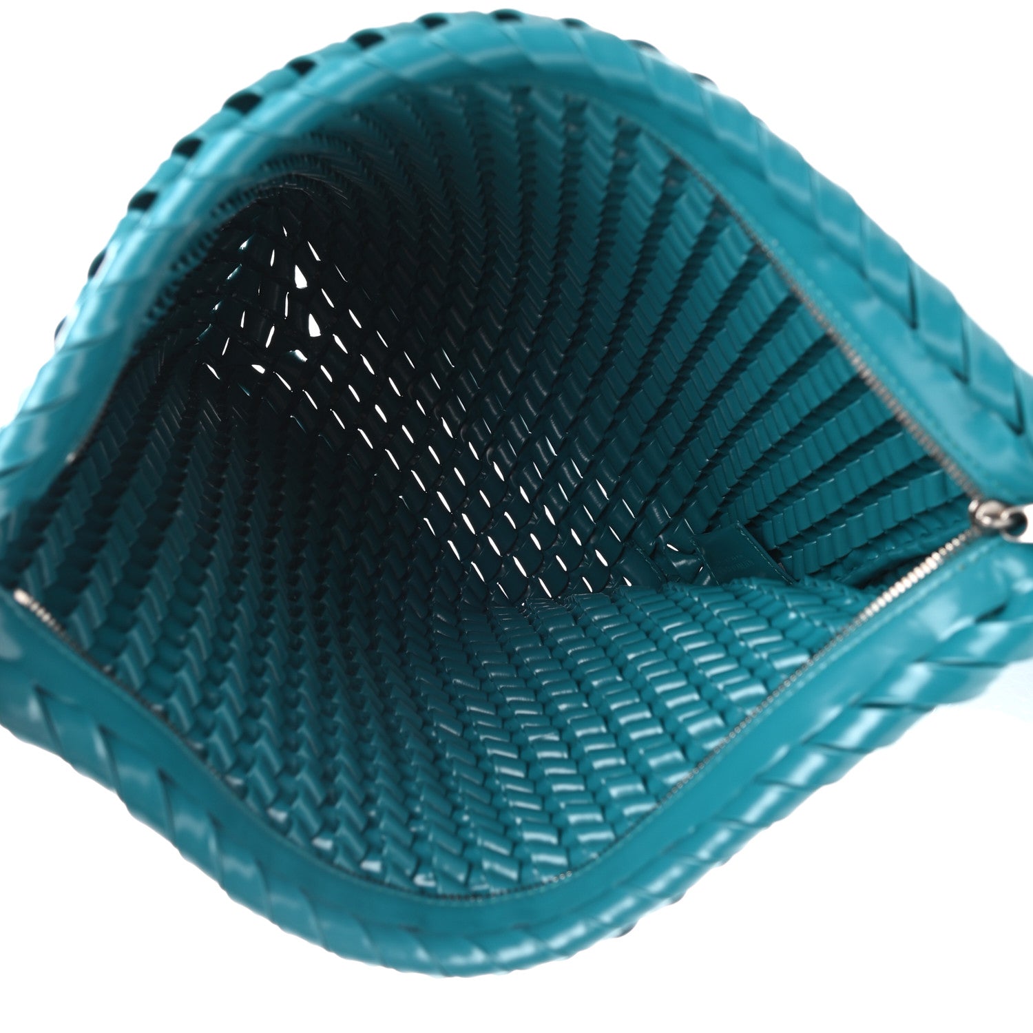 Bottega Veneta Calfskin Intrecciato Slanted Clutch Blaster 5 of 7