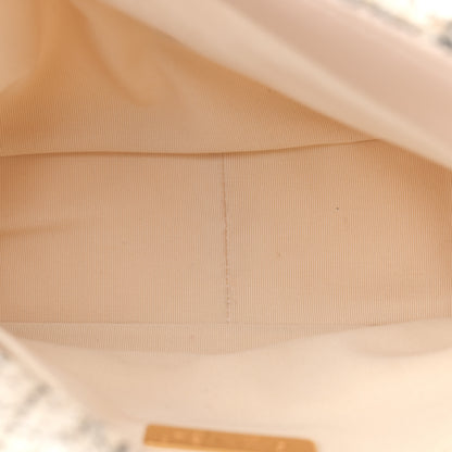 Chanel Tweed Quilted Medium Chanel 19 Flap Ecru Black 5 of 13