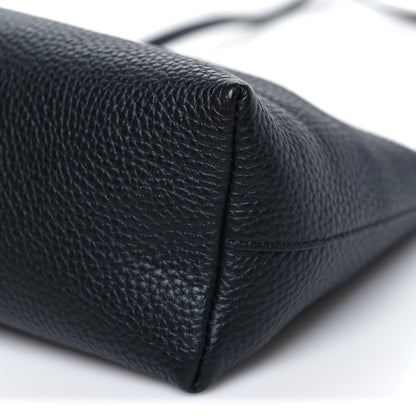 Mansur Gavriel Pebbled Calfskin Rhea Bag Black 9 of 9