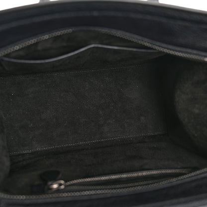 Celine Drummed Calfskin Micro Luggage Black 9 of 19