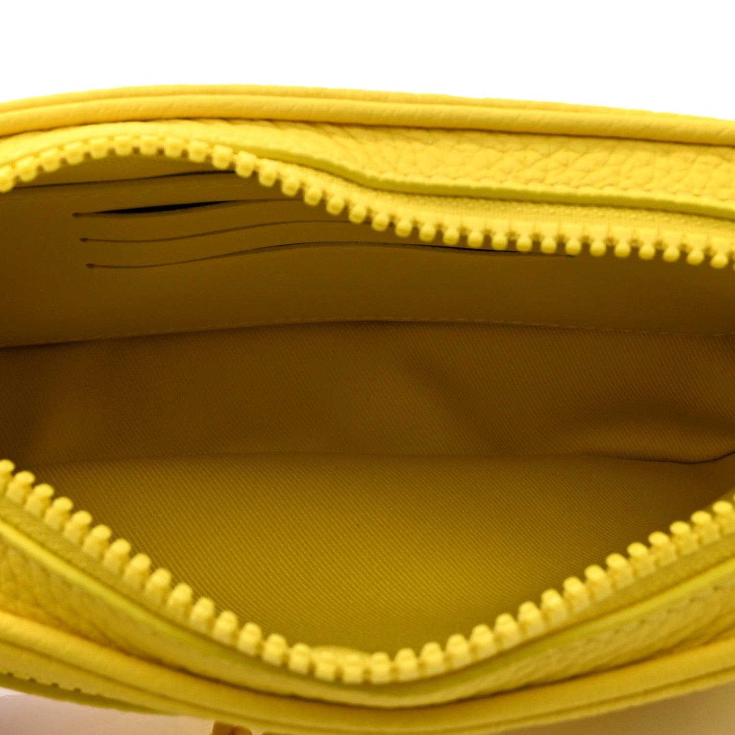 Louis Vuitton Taurillon Monogram Pochette Volga Yellow 5 of 9