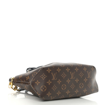 Louis Vuitton Monogram Flower Zipped Tote PM Black 4 of 13