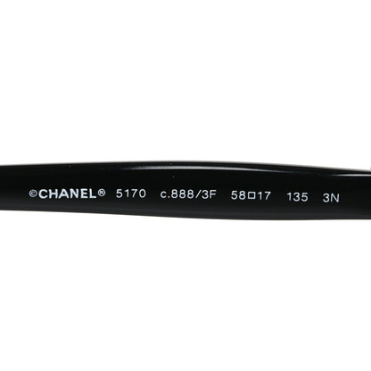 Chanel Acetate CC Bow Sunglasses 5170 Black 5 of 7