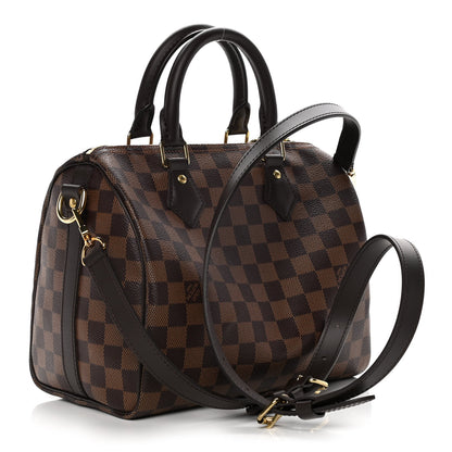Louis Vuitton Damier Ebene Speedy Bandouliere 25 3 of 14