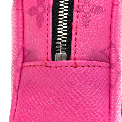 Louis Vuitton Taigarama Box Pouch Bag Charm Key Ring Fuchsia 9 of 9