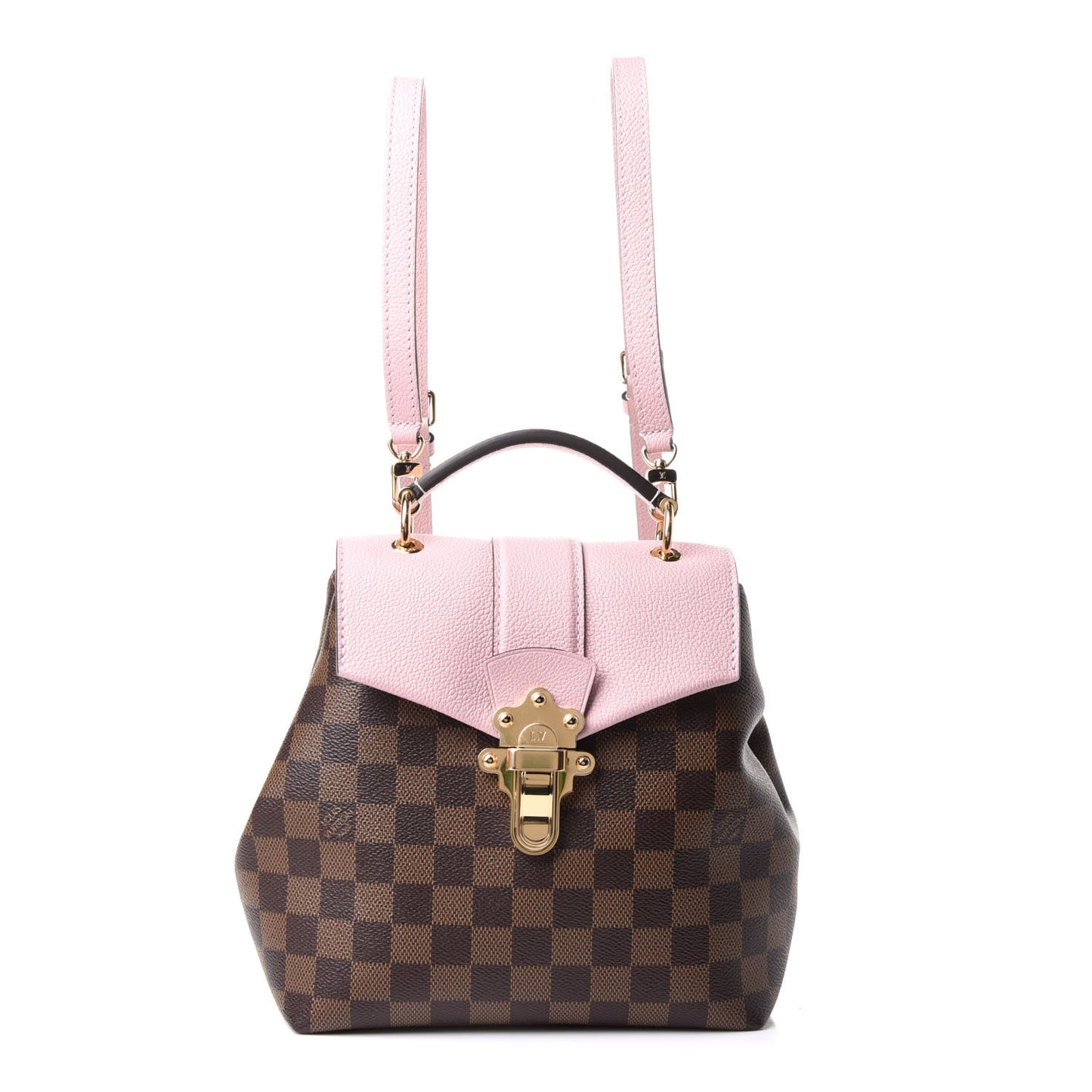 Damier Ebene Clapton Backpack Magnolia