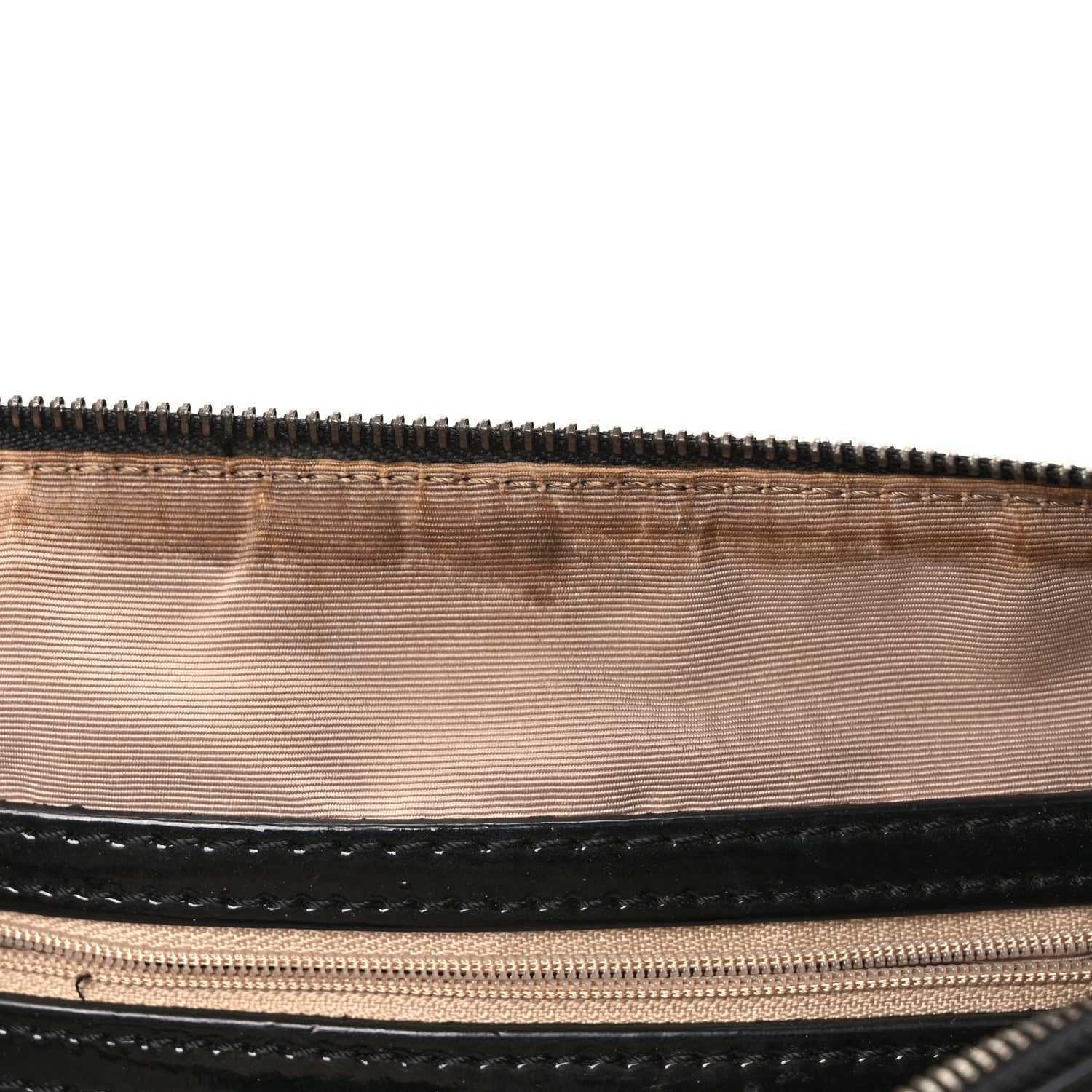 Burberry Supernova Check Patent Bowling Bag Black 14 of 14