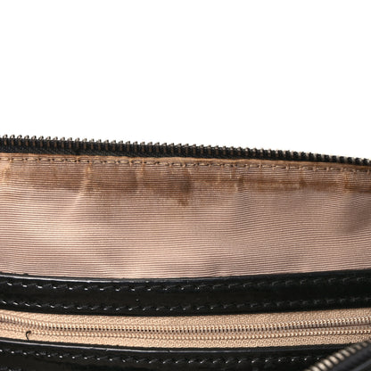 Burberry Supernova Check Patent Bowling Bag Black 14 of 14