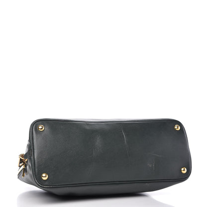 Prada Saffiano Lux Large Promenade Tote Biliardo 4 of 10